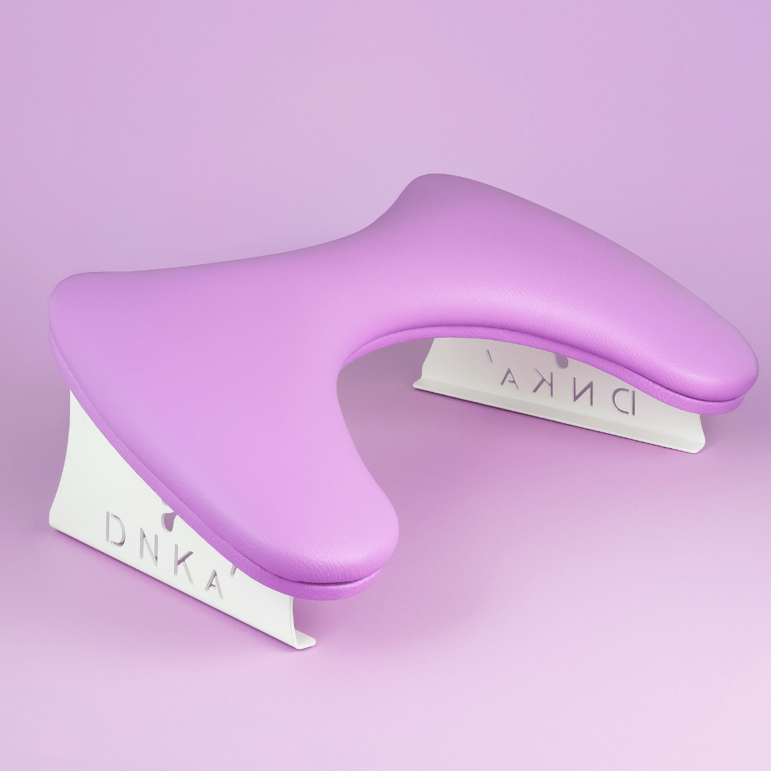DNKa' DNKA - Anatomical armrest for manicure - White & Black & Purple - Bellu