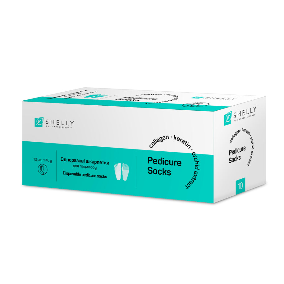 SHELLY Komplet nogavic za pedikuro Shelly 10 kos. - Bellu