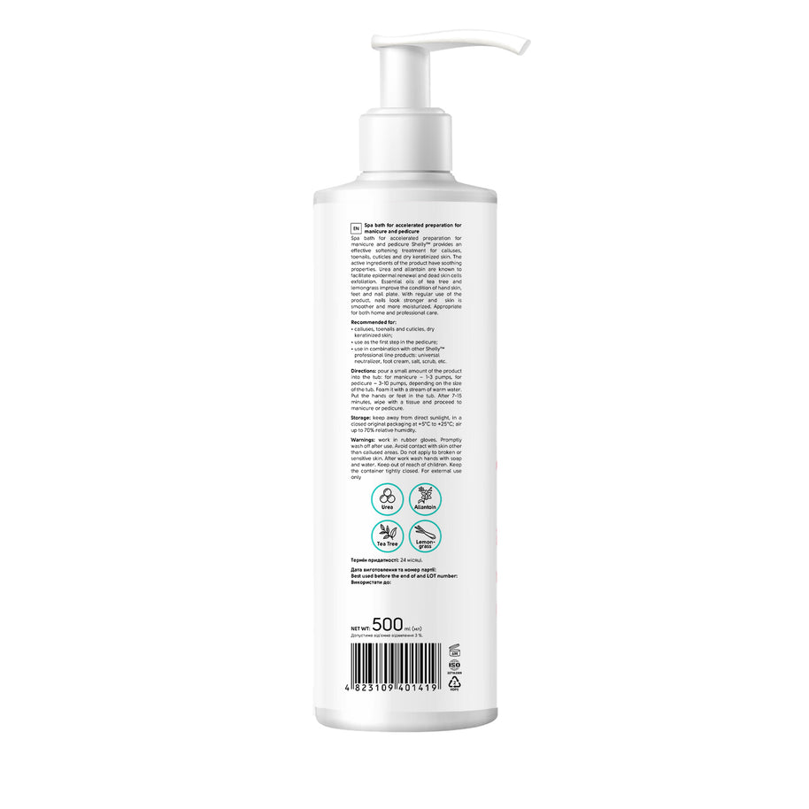 SHELLY SPA kopel za hitrejšo pripravo na manikuro in pedikuro Soft Blade Shelly 500 ml - Bellu