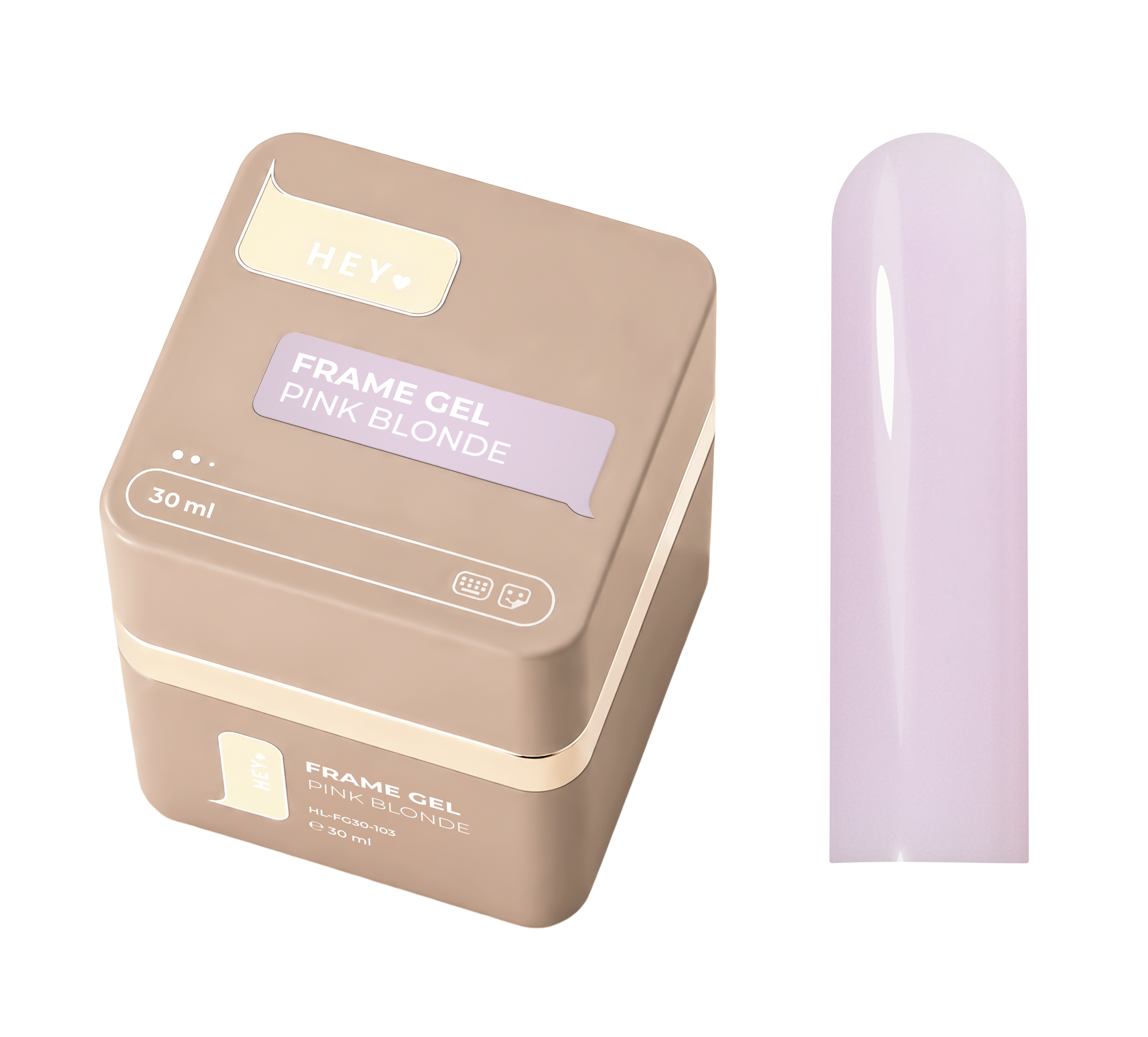 HEY LOVE - Frame gel - Pink Blonde 30ml