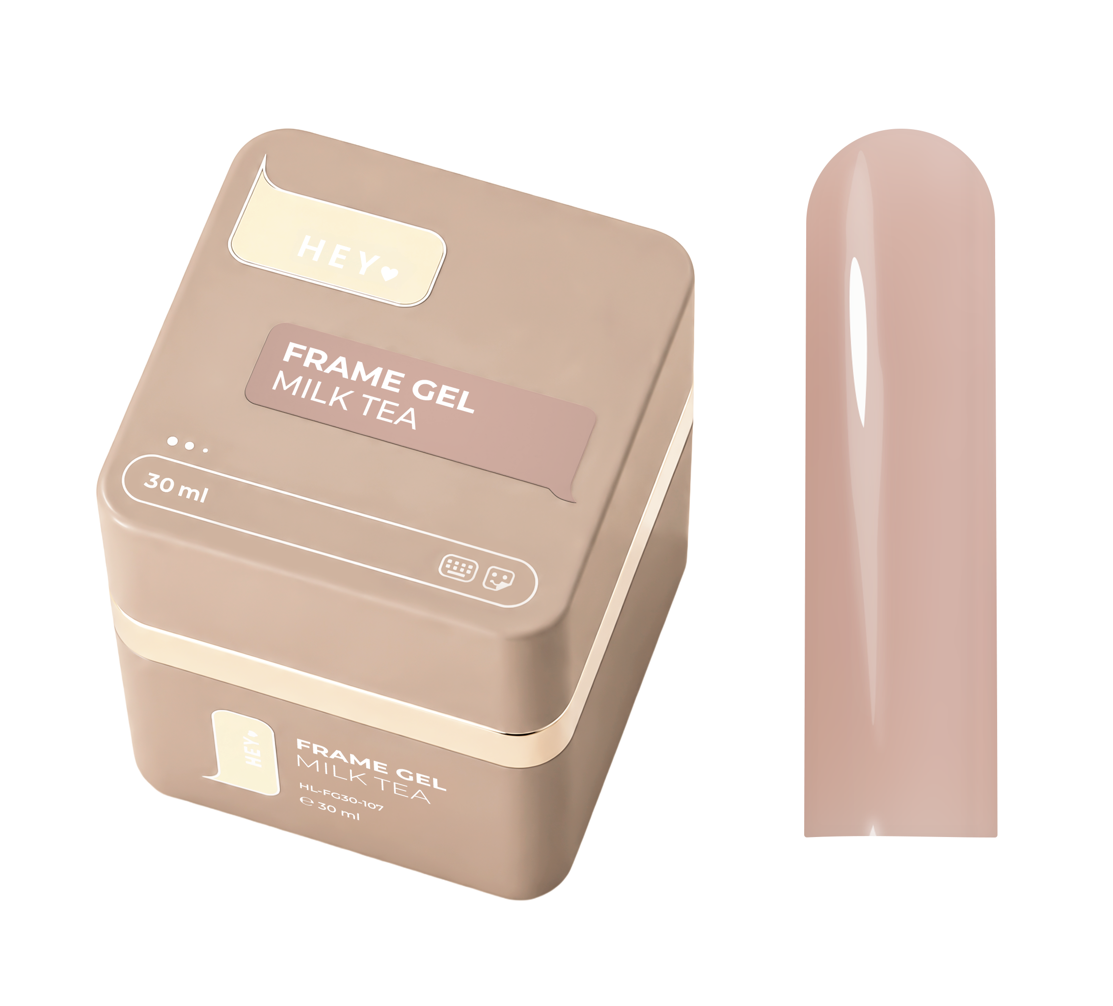 HEY LOVE - Frame gel - Milk Tea 30ml