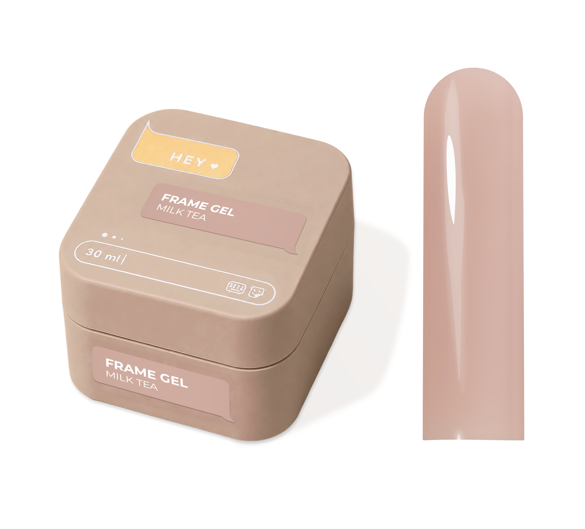 HEY LOVE - Frame gel - Milk Tea 30ml