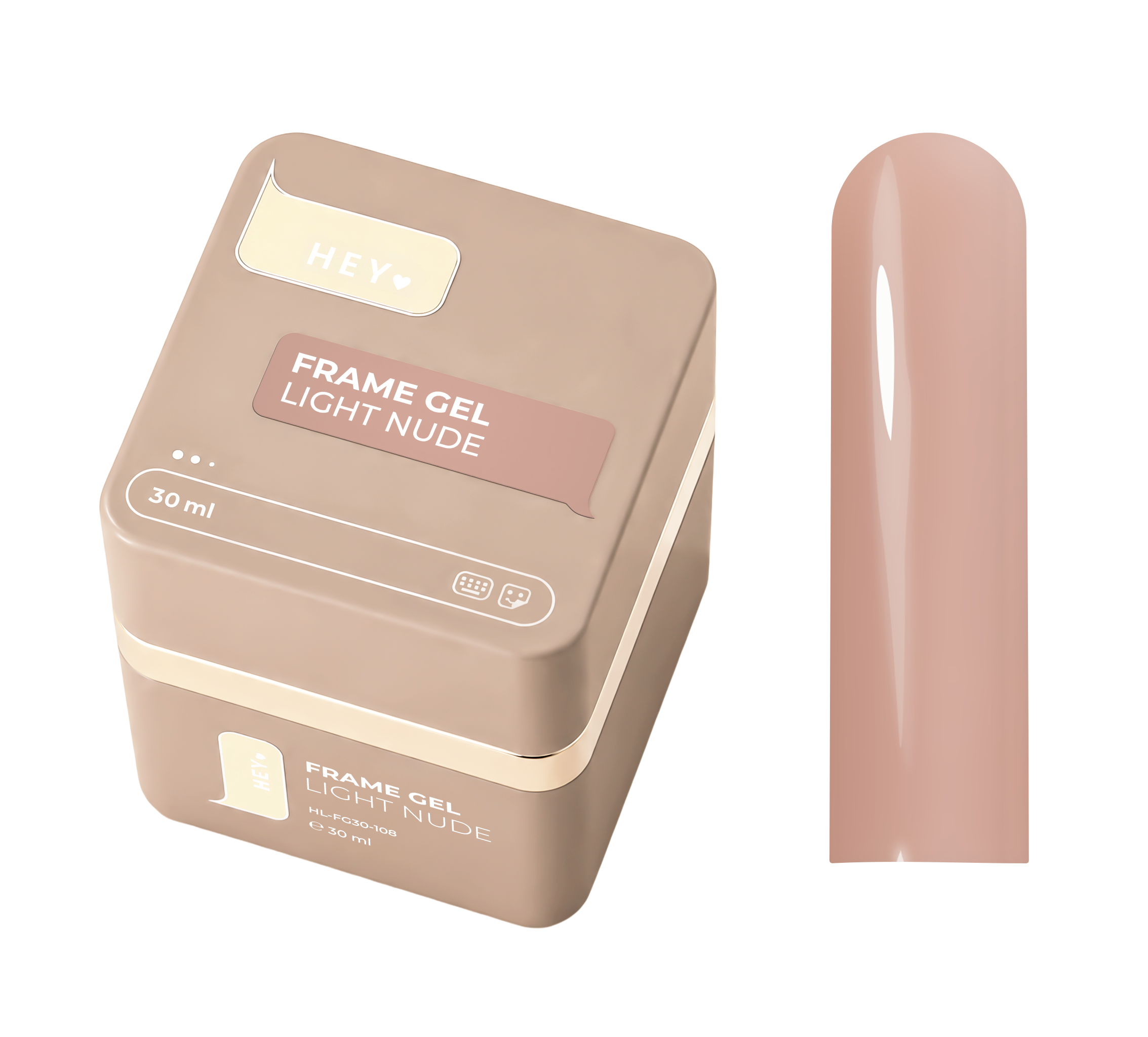 HEY LOVE - Frame gel - Light Nude 30ml