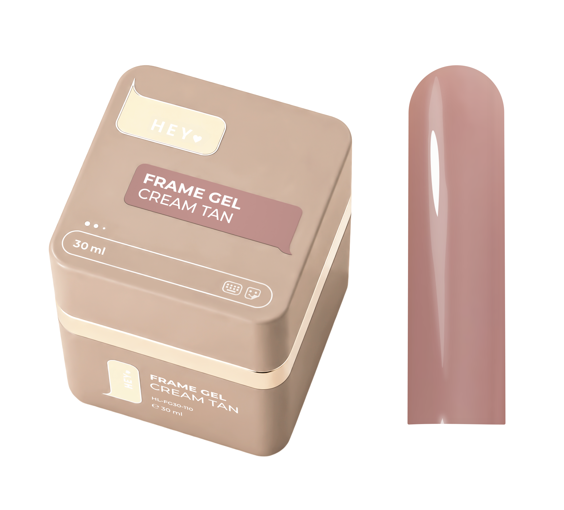 HEY LOVE - Frame gel - Cream Tan 30ml