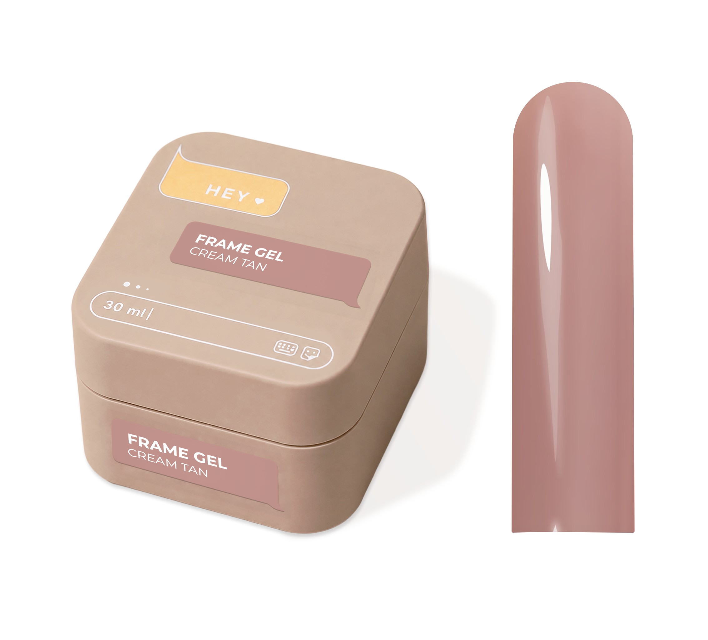 HEY LOVE - Frame gel - Cream Tan 30ml