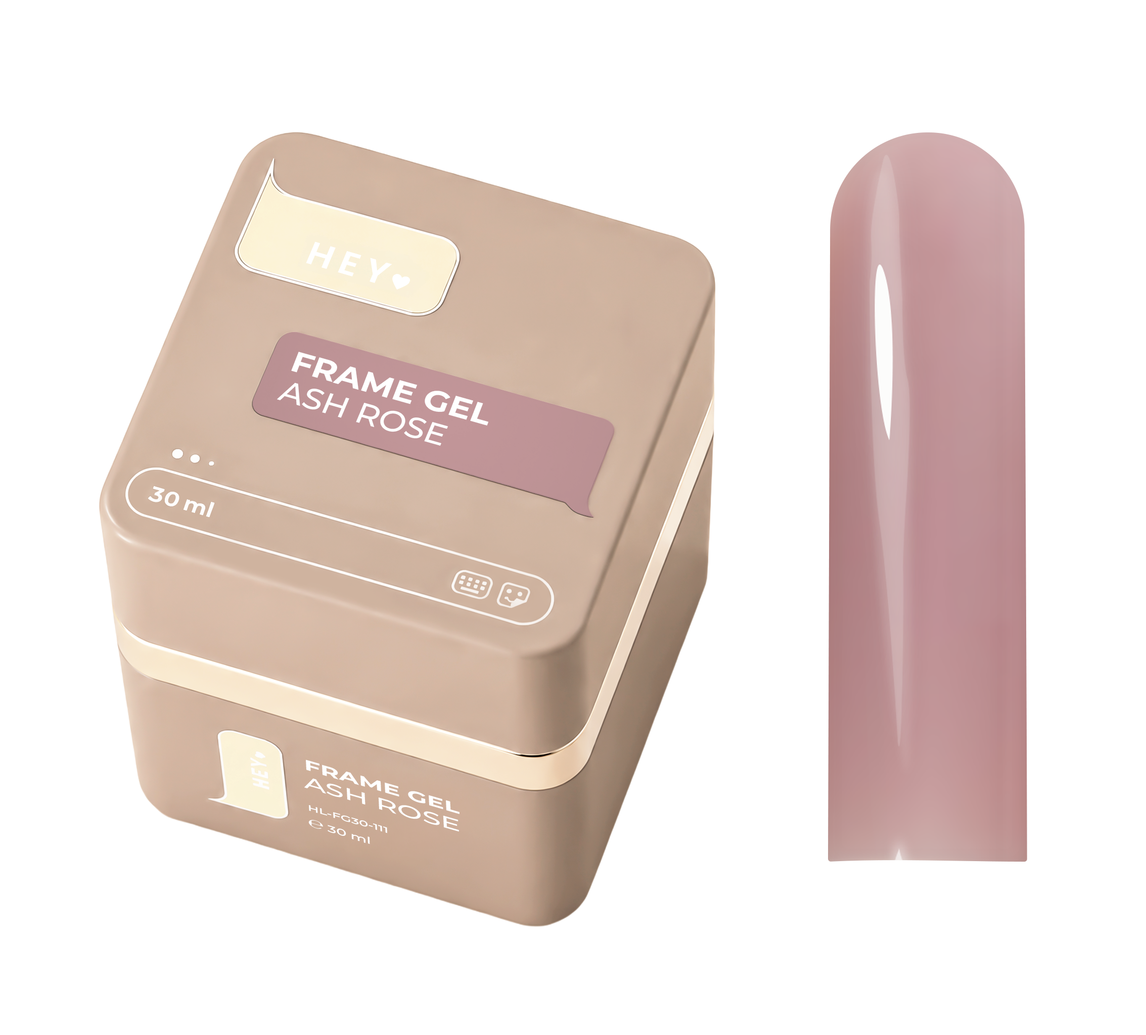HEY LOVE - Frame gel - Ash Rose 30ml