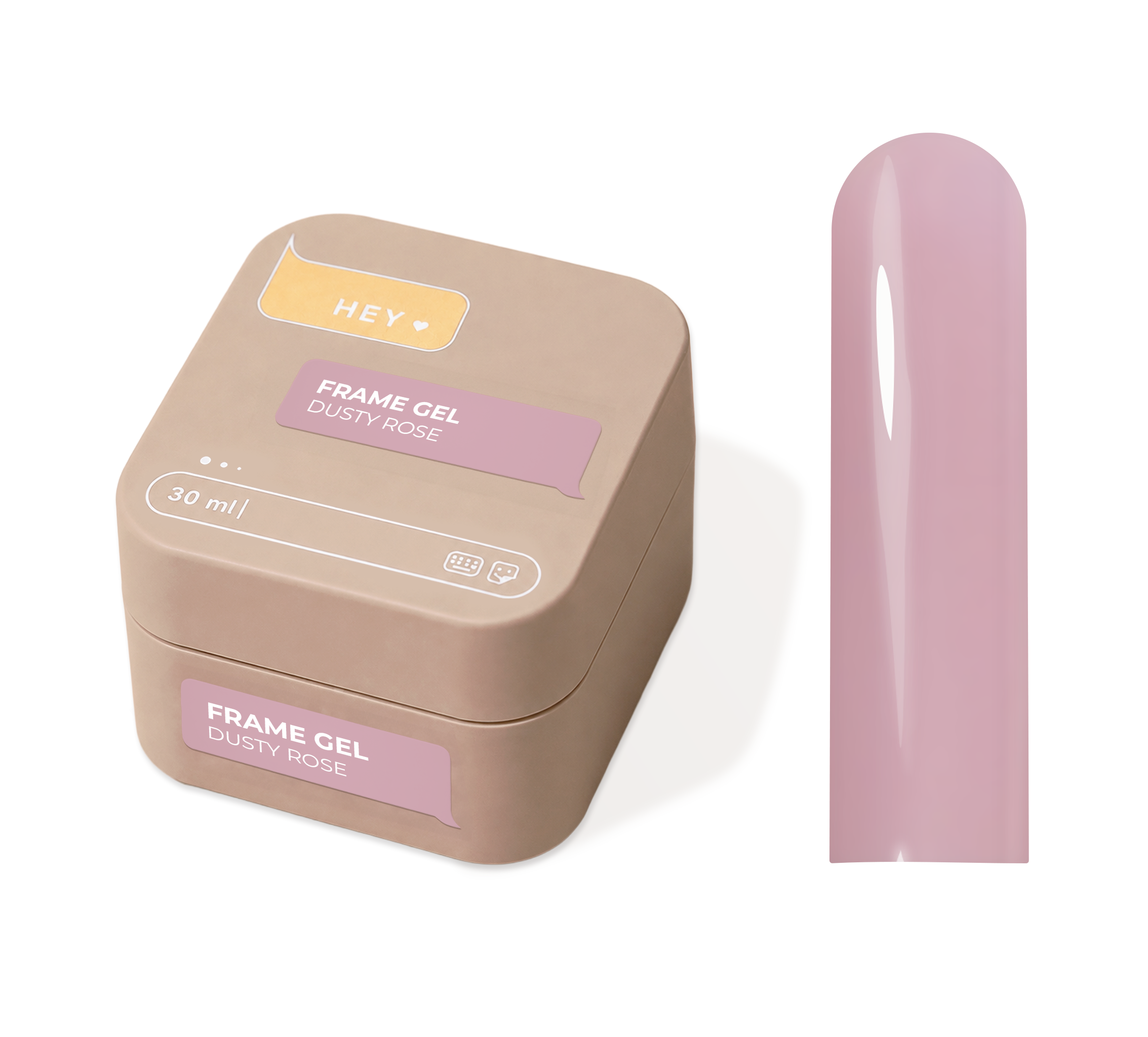 HEY LOVE - Frame gel - Dusty Rose 30ml