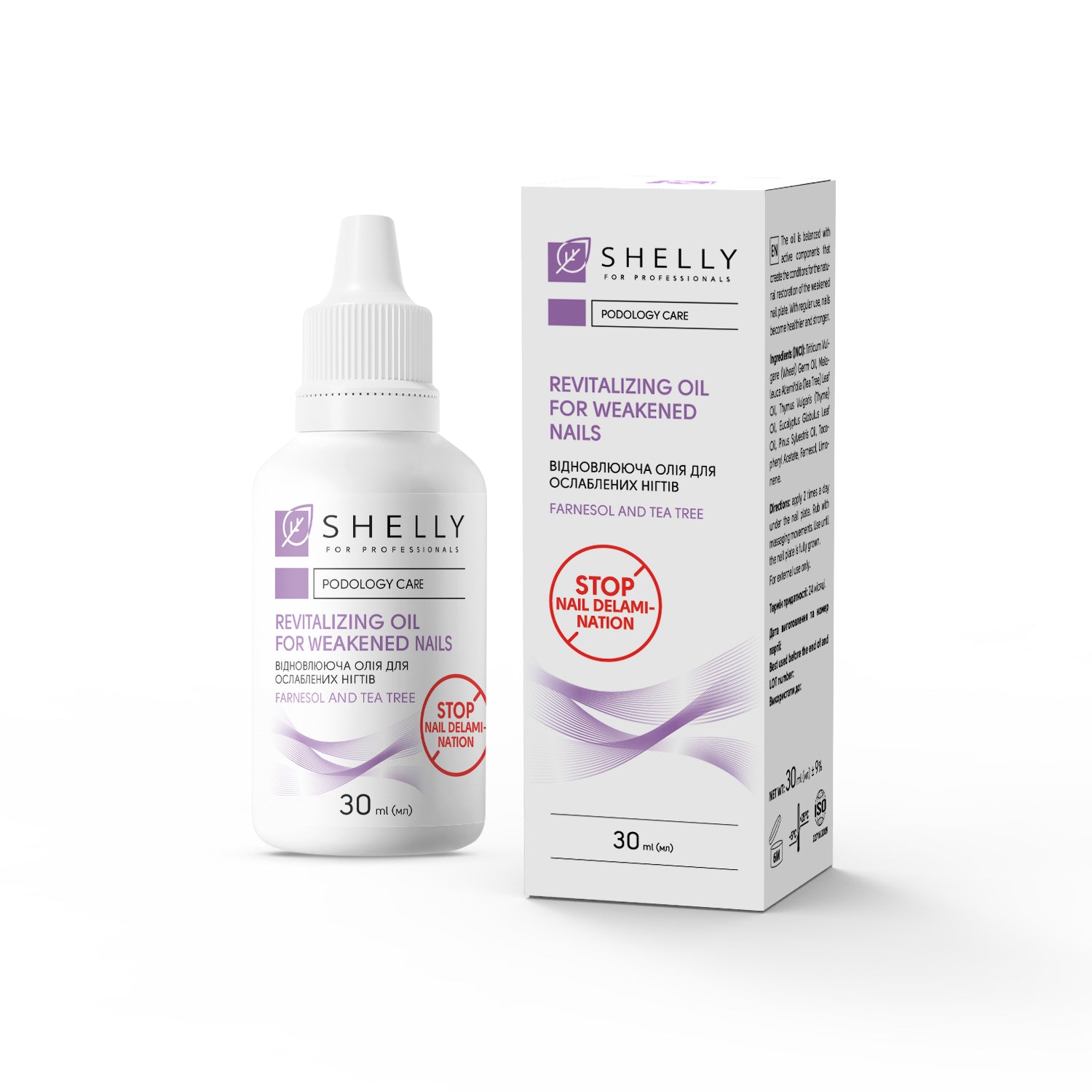 SHELLY Revitalizacijsko olje za oslabljene nohte s farnesolom in čajevcem Shelly 30 ml - Bellu