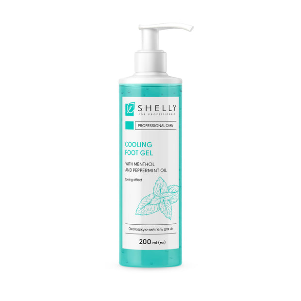 SHELLY Hladilni gel za stopala z mentolom in metinim oljem Shelly 200 ml - Bellu