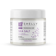 SHELLY Morska sol za pedikuro in manikuro s srebrovimi ioni, pantenolom in metinim oljem Shelly 550 g - Bellu