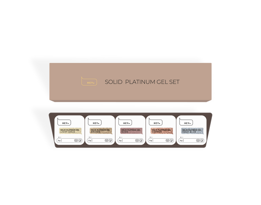 hey love solid platinum gel set 5 5 g