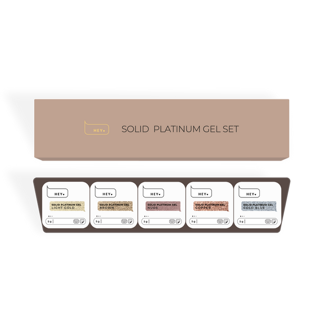 hey love solid platinum gel set 5 5 g