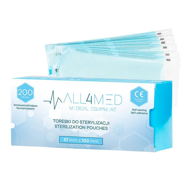ALL4MED All4med - Sterilizacijska vrečka – 57x100mm – 200kos - Bellu