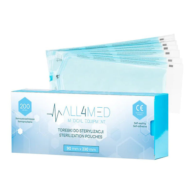 ALL4MED All4med - Sterilizacijska vrečka – 90x230mm - 200kos - Bellu