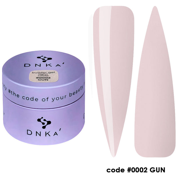 DNKA - Builder gel Light - 0002 Gun 30ml