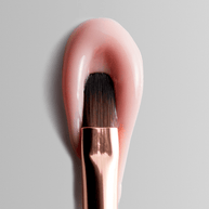 DARK DARK - dvostranski čopič črn – spatula + zaobljen gel 9 mm - Bellu