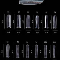 DARK DARK - Nail forms (Coffin, Stiletto, Ballerina in Almond) - Bellu