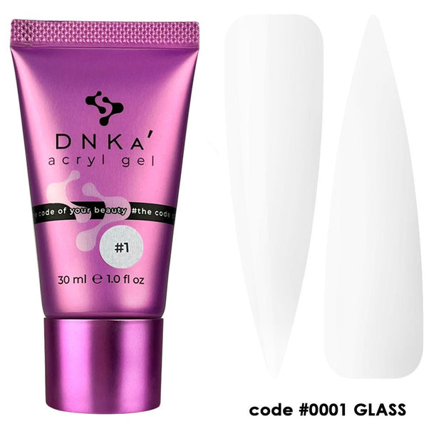 DNKa' DNKA - Acryl gel - 0001 Glass (tube) 30ml - Bellu