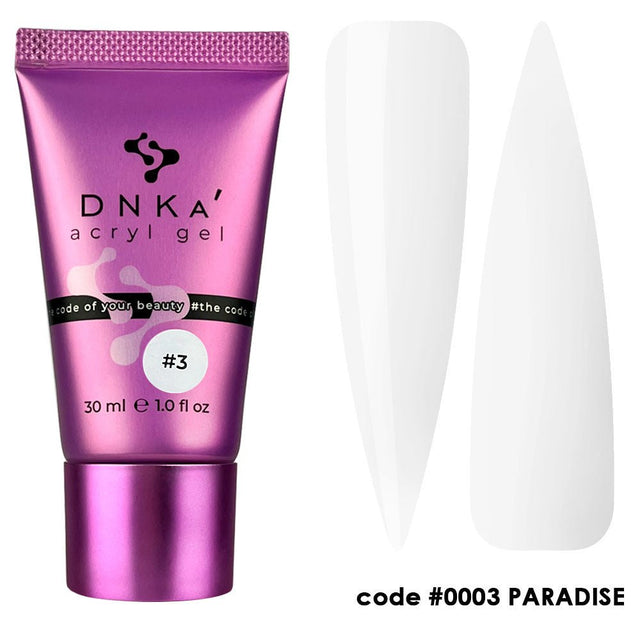 DNKa' DNKA - Acryl gel - 0003 Paradise (tube) 30ml - Bellu