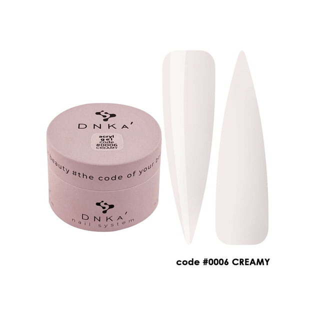 DNKa' DNKA - Acryl gel - 0006 Creamy 30ml - Bellu