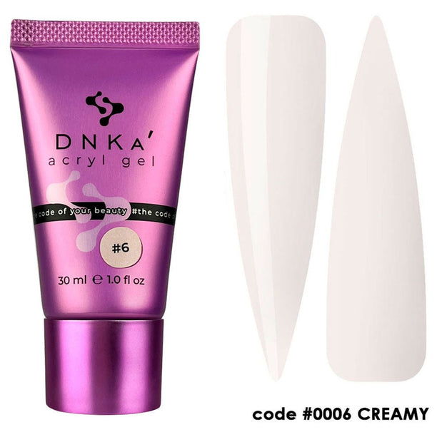 DNKa' DNKA - Acryl gel - 0006 Creamy (tube) 30ml - Bellu