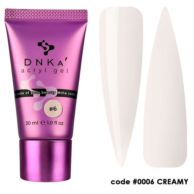 DNKa' DNKA - Acryl gel - 0006 Creamy (tube) 30ml - Bellu