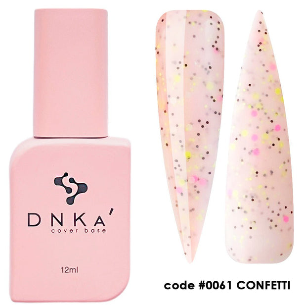 DNKa' DNKA - Cover base - Confetti 12ml - Bellu