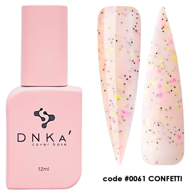 DNKa' DNKA - Cover base - Confetti 12ml - Bellu