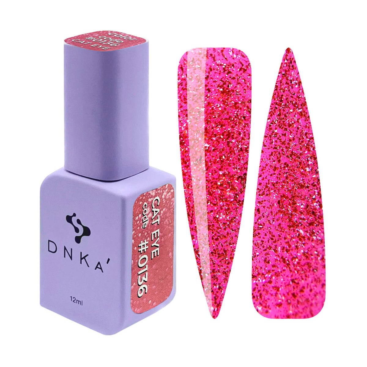 DNKa' DNKA - Gel polish - Cat's Eye 0136 12ml - Bellu