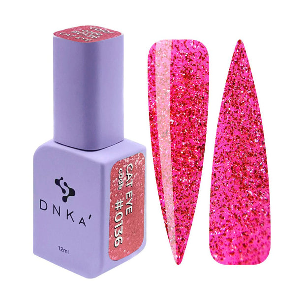 DNKa' DNKA - Gel polish - Cat's Eye 0136 12ml - Bellu