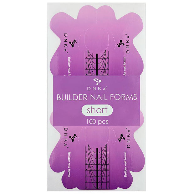 DNKa' - Paper builder nail forms - short 100 pcs - Bellu
