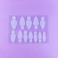 DNKa' DNKA - Professional Nail Molds 0002 36pcs - Bellu