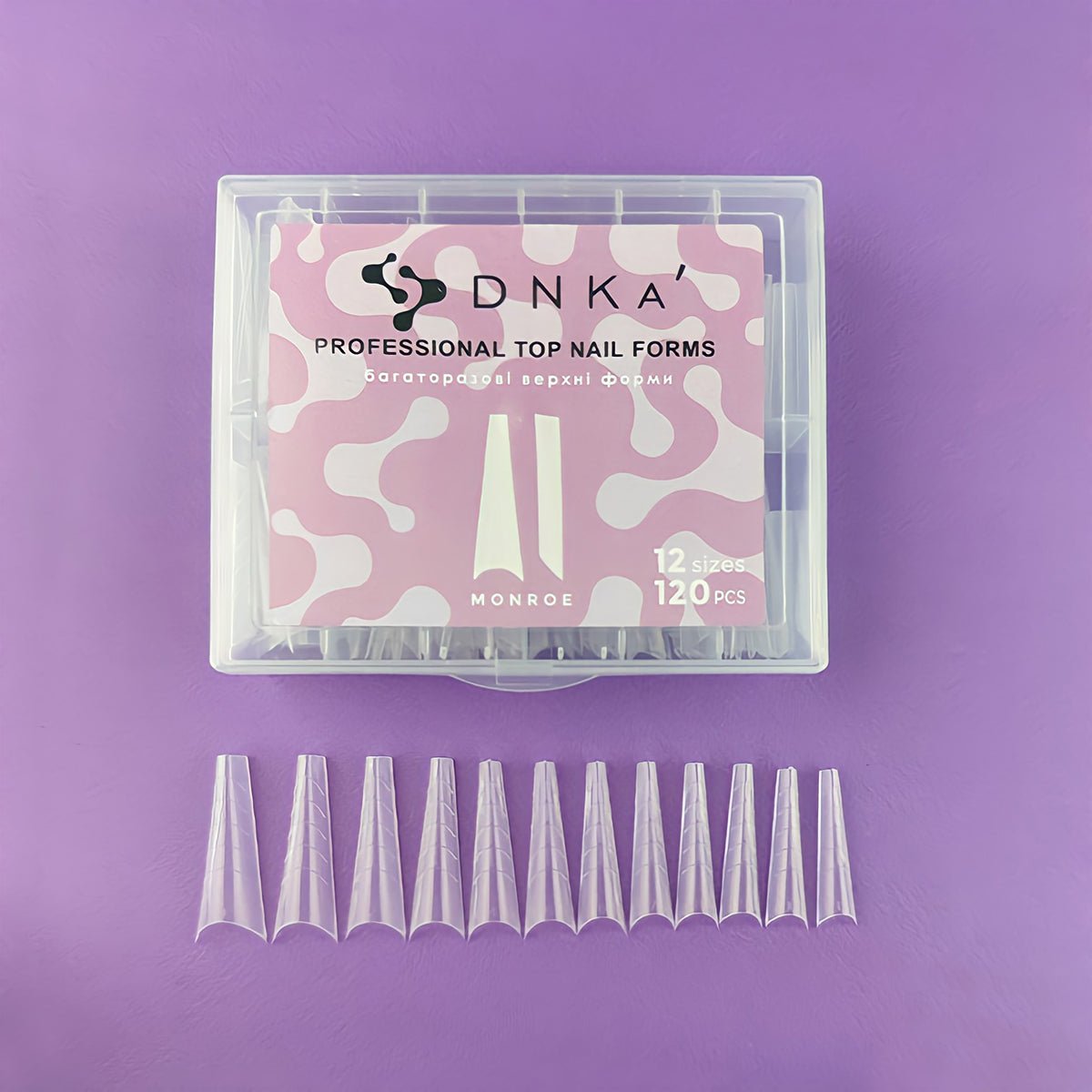 DNKa' DNKA - Professional Top Nail Forms - Monroe 120pcs - Bellu