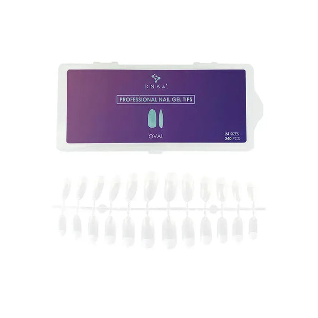 DNKa' DNKA - Professional Top Nail Forms - Oval 240pcs - Bellu