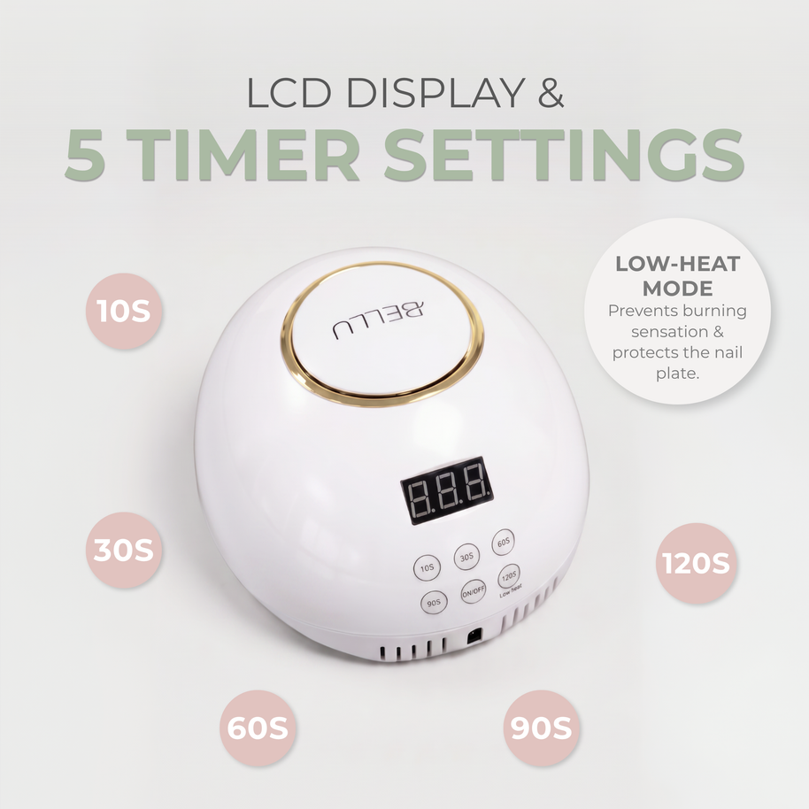 BELLU - Glow Plus - Polnilna profesionalna UV/LED lučka