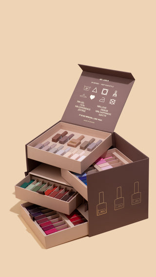 HEY LOVE Hey Love - basic gel polish collection in a box - 66pcs (PREORDER) - Bellu