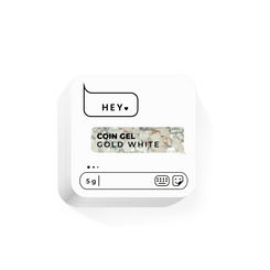 HEY LOVE - Coin gel - Coin gel Gold White 5g - Bellu
