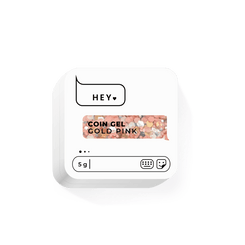 HEY LOVE HEY LOVE - Coin gel - Gold Pink 5g - Bellu