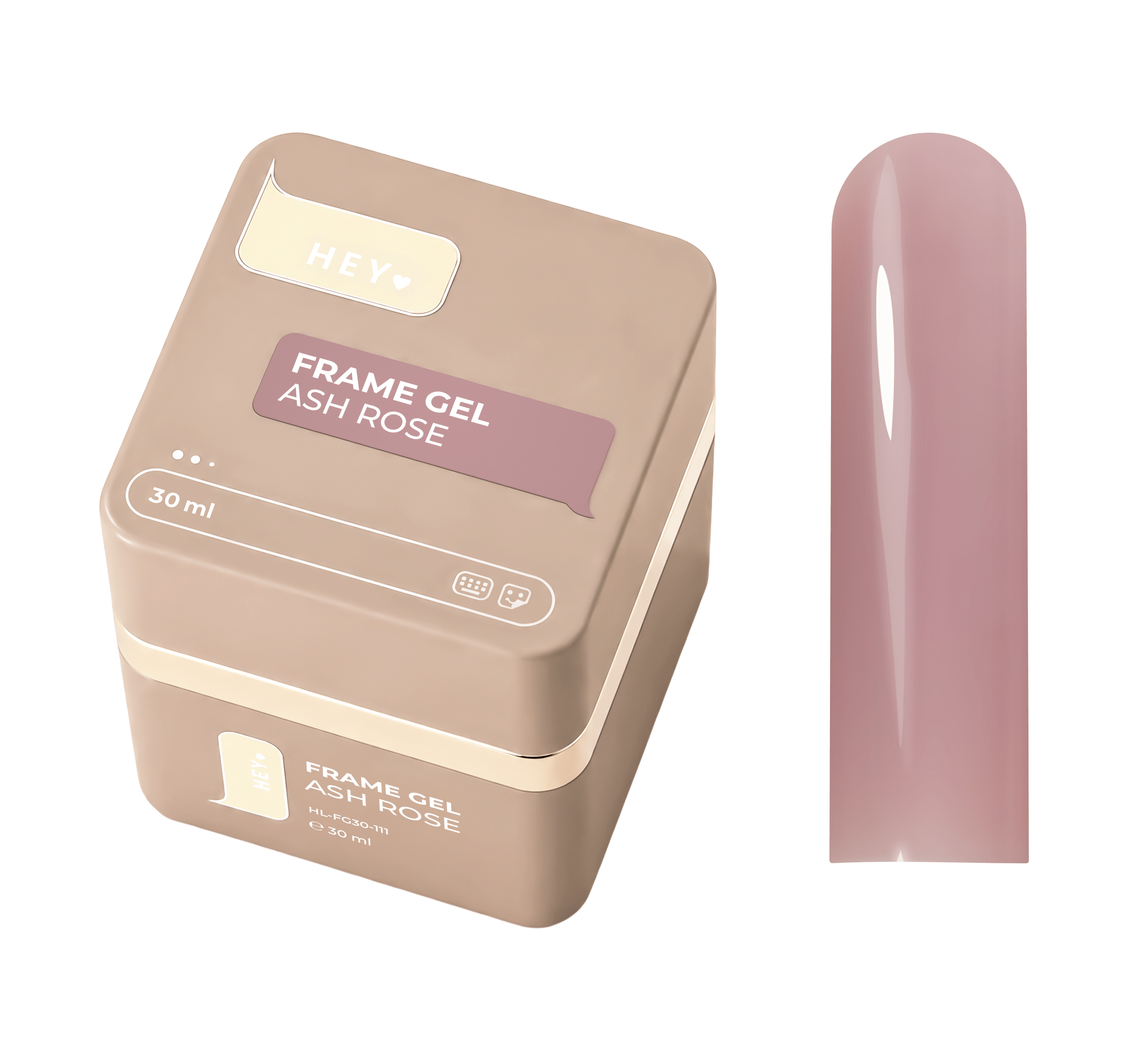 HEY LOVE HEY LOVE - Frame gel - Ash Rose 30ml - Bellu