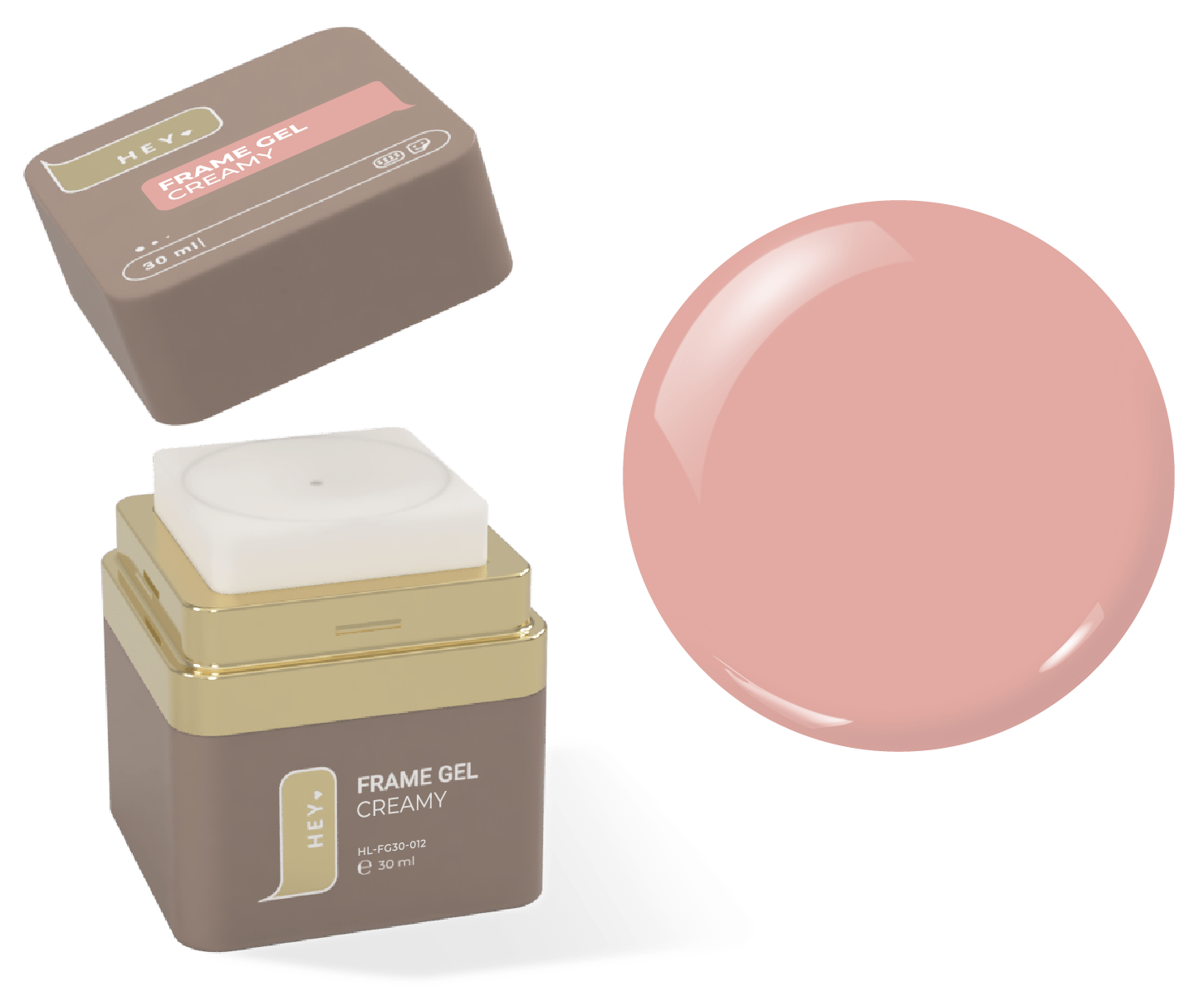 HEY LOVE - Frame Gel - Creamy 30 ml - Bellu
