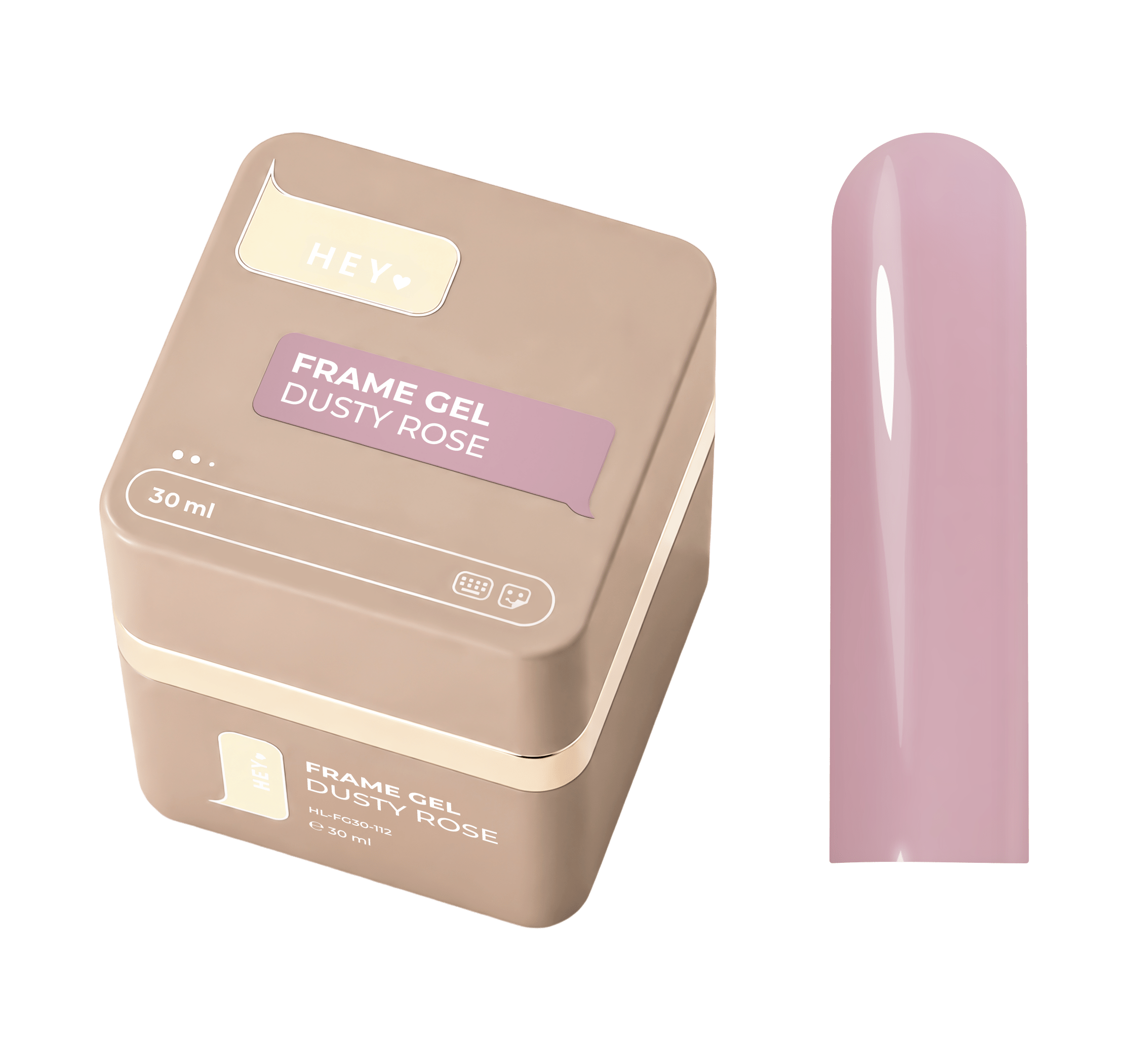 HEY LOVE HEY LOVE - Frame gel - Dusty Rose 30ml - Bellu