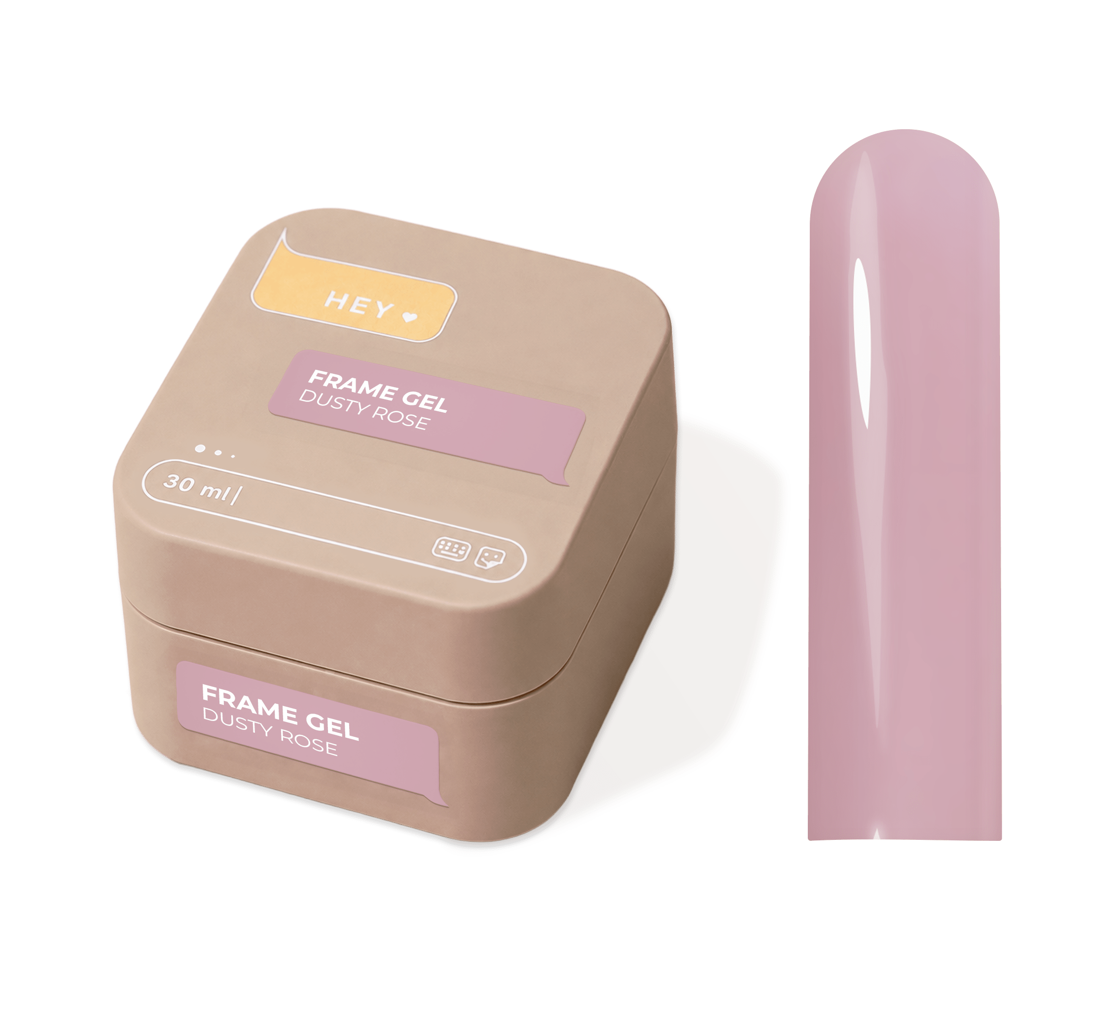 HEY LOVE HEY LOVE - Frame gel - Dusty Rose 30ml - Bellu