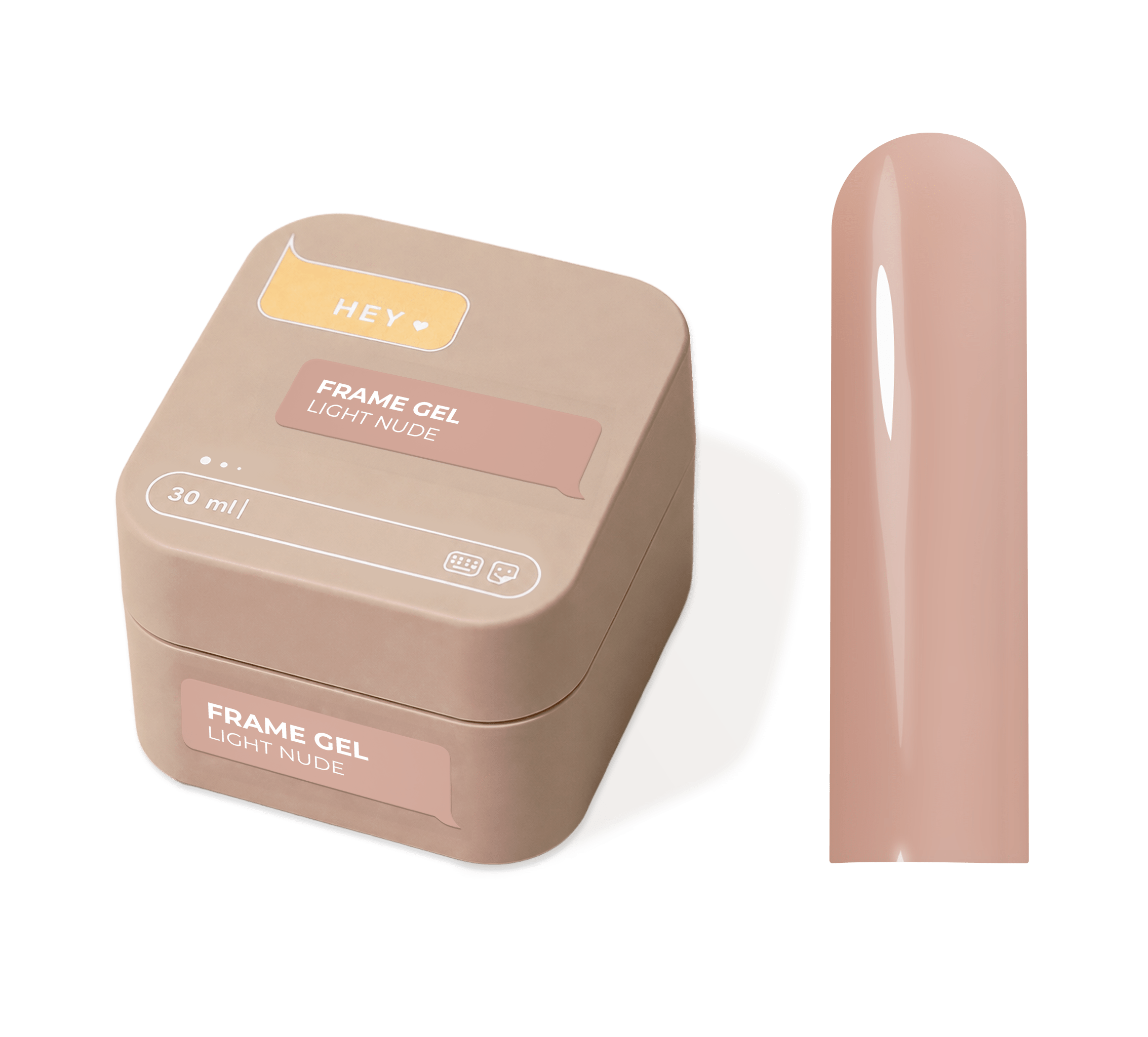 HEY LOVE HEY LOVE - Frame gel - Light Nude 30ml - Bellu