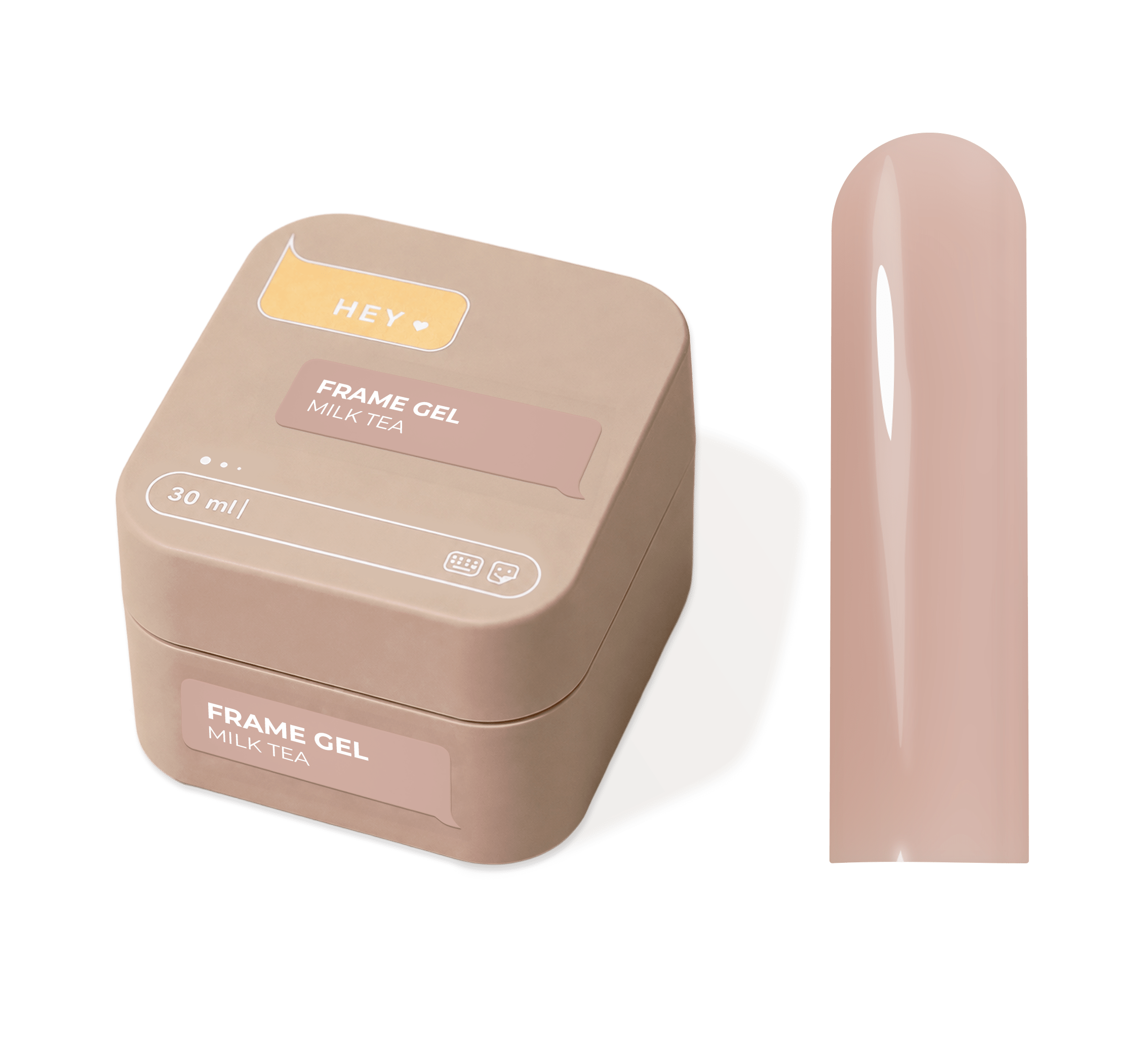HEY LOVE HEY LOVE - Frame gel - Milk Tea 30ml - Bellu