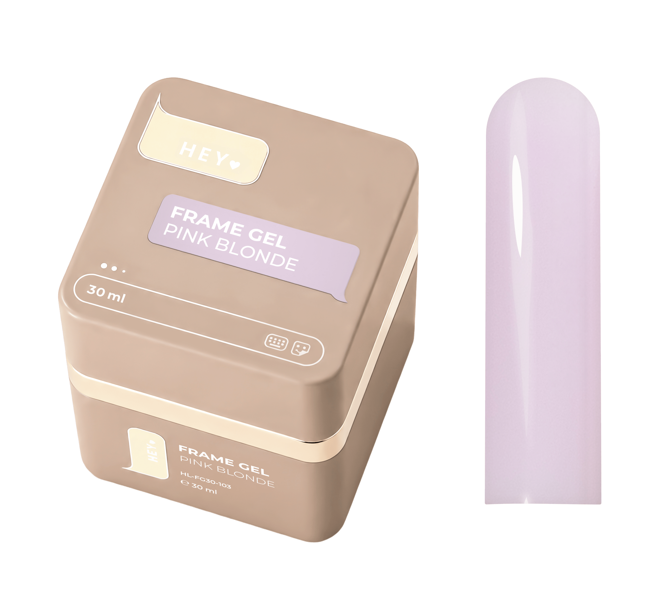 HEY LOVE HEY LOVE - Frame gel - Pink Blonde 30ml - Bellu