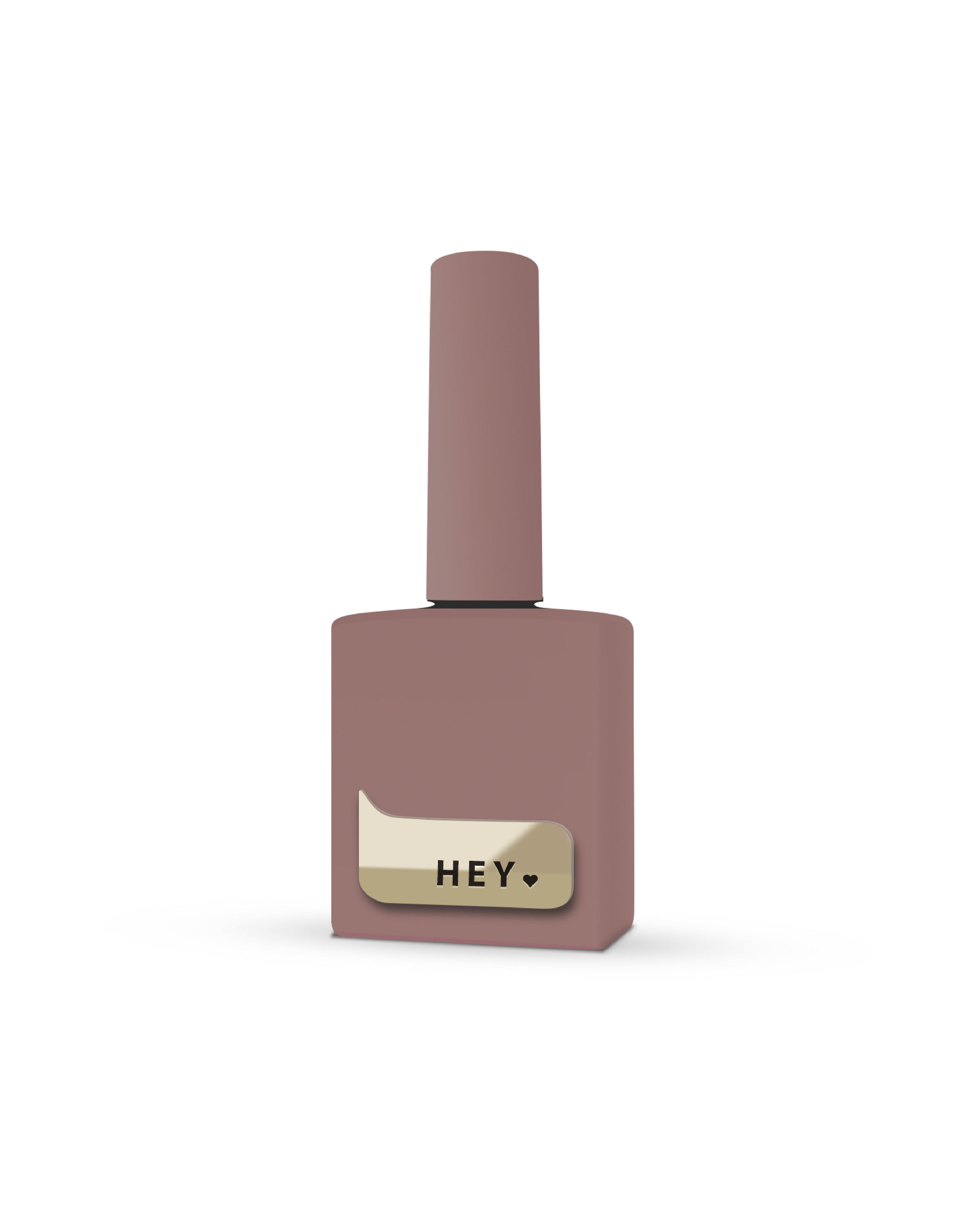 HEY LOVE - Gel polish - Brown Rose 15 ml - Bellu