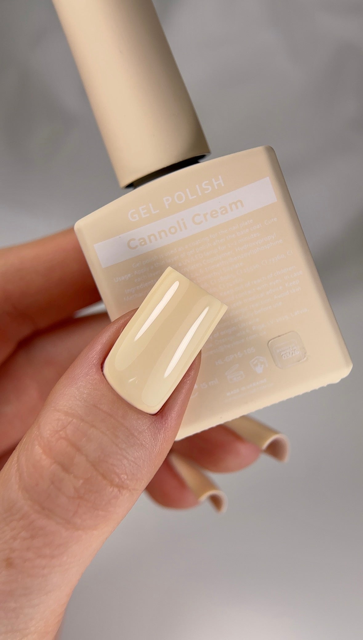 HEY LOVE HEY LOVE - Gel polish - Cannoli Cream 15ml - Bellu