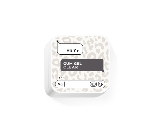 HEY LOVE HEY LOVE - Gum gel - Clear 5g - Bellu