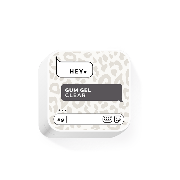 HEY LOVE HEY LOVE - Gum gel - Clear 5g - Bellu