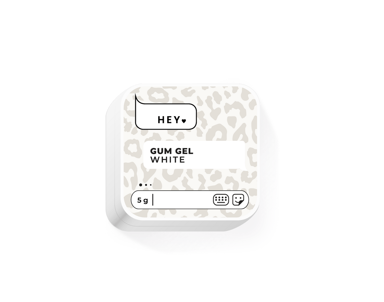 HEY LOVE HEY LOVE - Gum gel - White 5g - Bellu